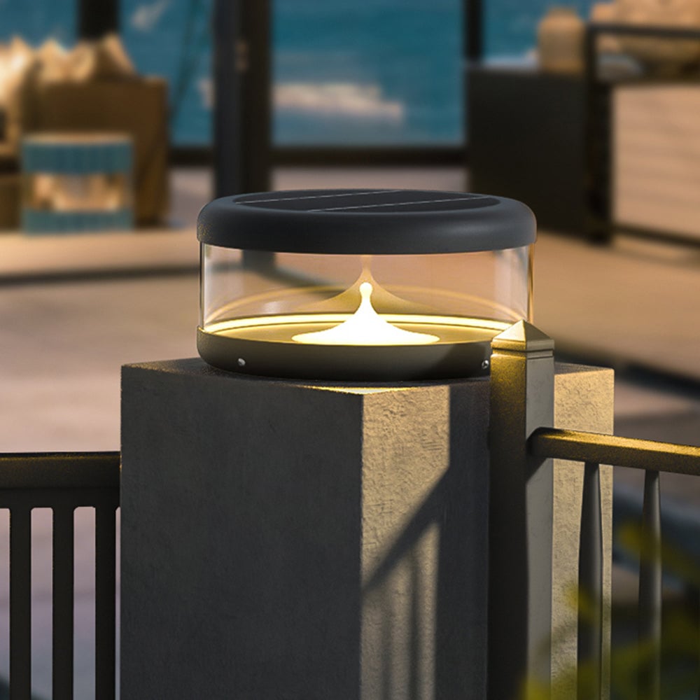 Riley Außensockelleuchte, Durchsichtig, ∅25/30/40CM - Lumpaz