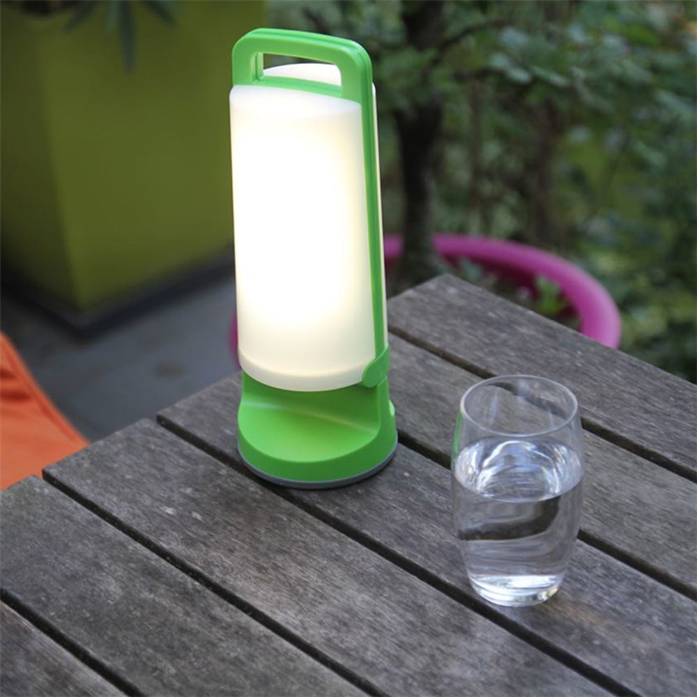 Orr Solar & USB Wiederaufladbar Außen-Tischlampe, 4 Farben, 28CM Lang - Lumpaz