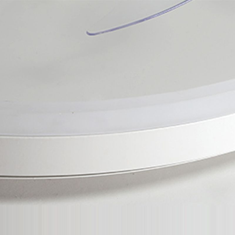 Edge Deckenventilator mit Beleuchtung Ring Weiß 7-Blatt, ∅41/50/60CM - Lumpaz