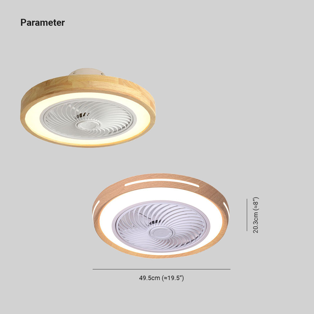 Ozawa Deckenventilator mit Beleuchtung, 3 Stile, ∅50CM - Lumpaz