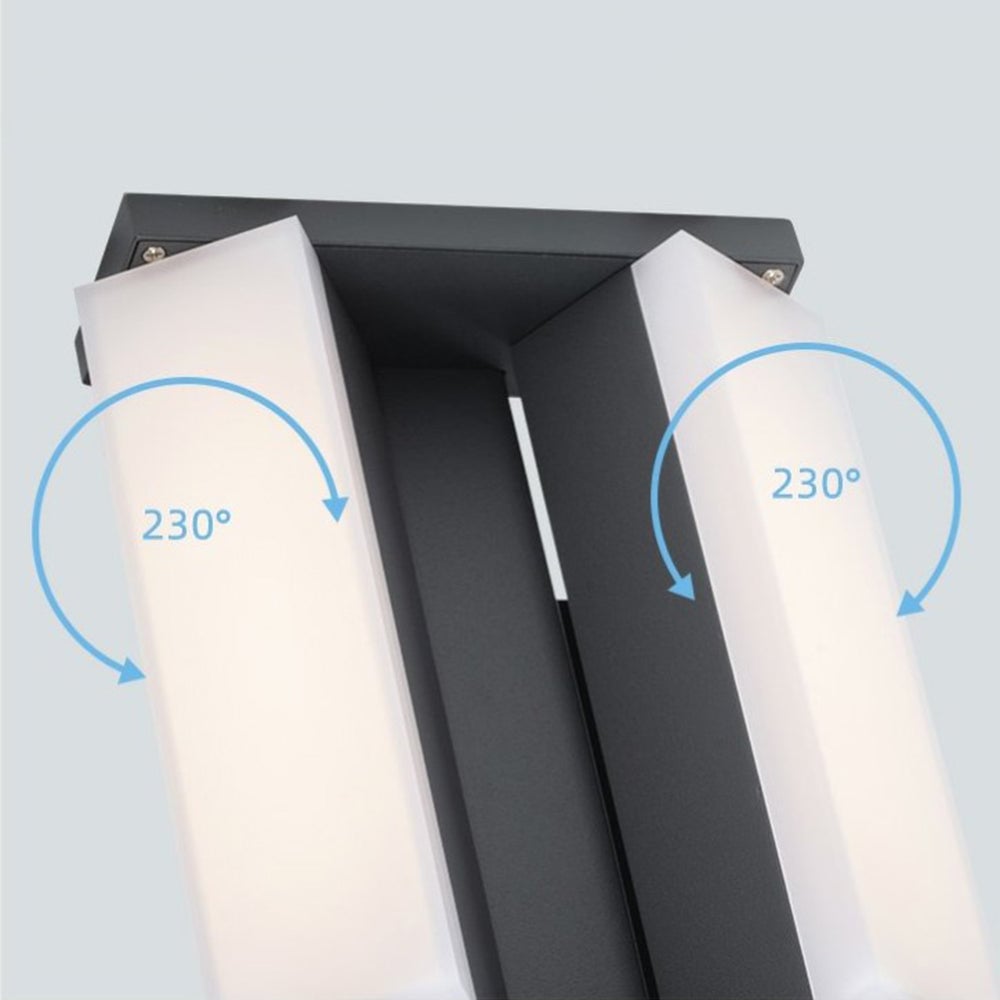 Pena Schwenkbar Außen-Pollerleuchte, 4Stile, 1/2-flammig - Lumpaz