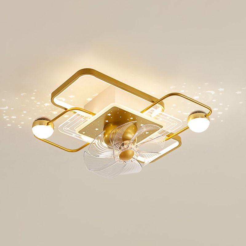 Madina Deckenventilator mit Beleuchtung, 3 Stile, ∅55/60CM - Lumpaz
