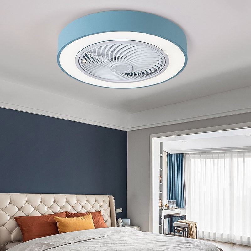 Morandi Deckenventilator mit Beleuchtung Klare Blätter, 6 Farben, ∅51CM - Lumpaz