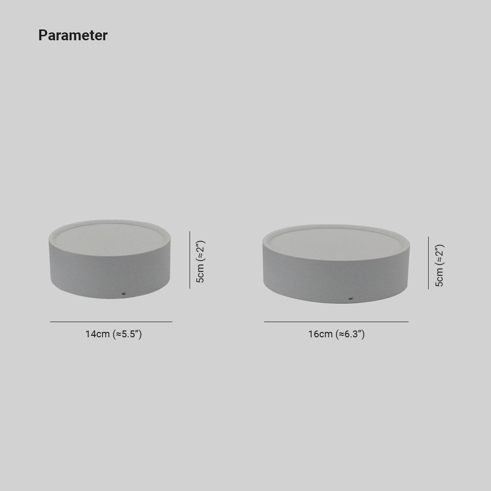 Quinn Deckenleuchte, 2 Farben, ∅14CM/16CM - Lumpaz