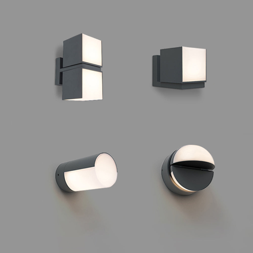 Orr Drehbar Außenwandleuchte Geometrie, 12CM/13CM/15CM/21CM/49CM Lang - Lumpaz