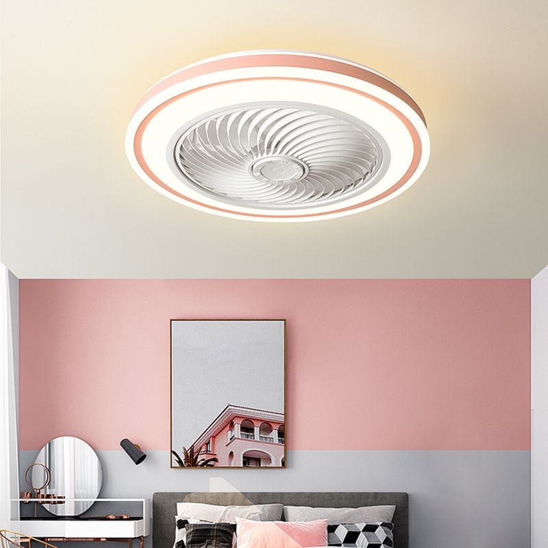Quinn Deckenventilator mit Beleuchtung, 5 Farben, ∅48CM - Lumpaz