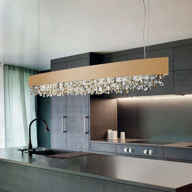 Marilyn Pendelleuchte Kristall, 4 Farben,100CM/120CM Lang - Lumpaz