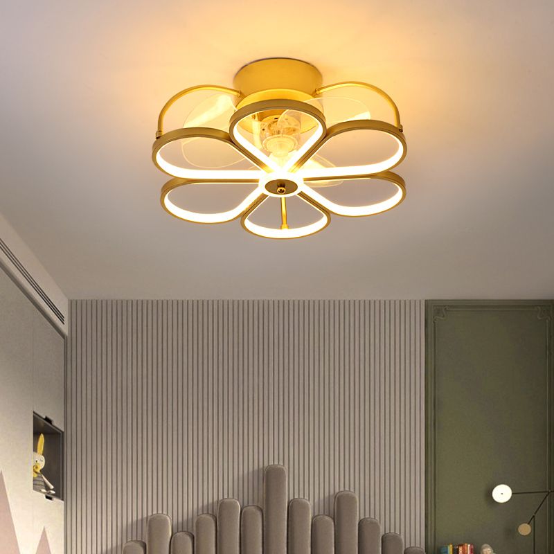 Hana Deckenventilator mit Beleuchtung, 3 Stile, ∅50CM - Lumpaz