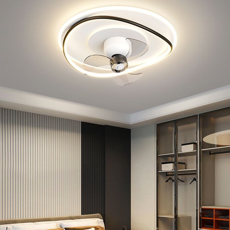 Lacey Deckenventilator mit Beleuchtung Geometrie, 3 Stile, ∅50CM - Lumpaz