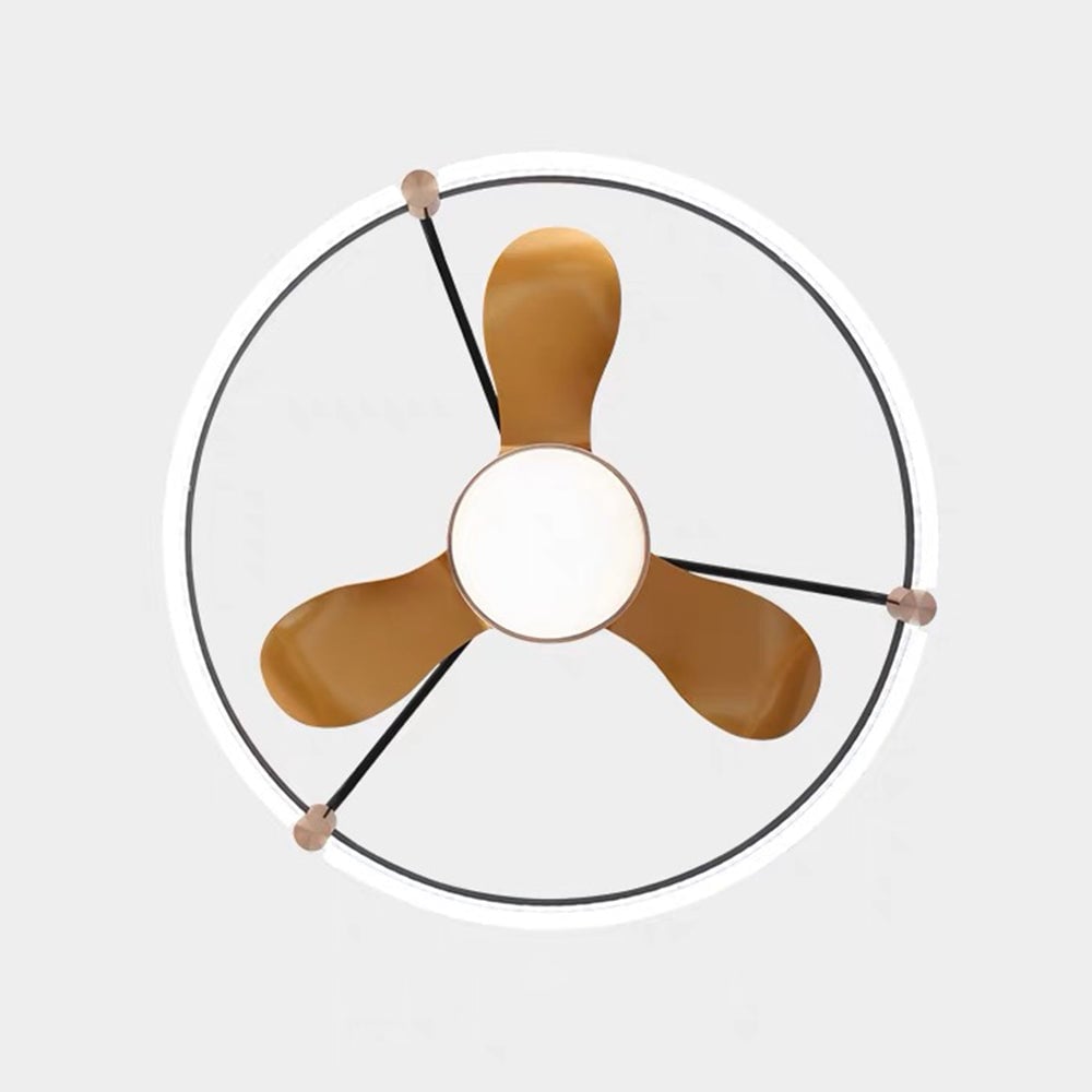 Kelley Deckenventilator mit Beleuchtung Aluminium & Metall, ∅60cm - Lumpaz