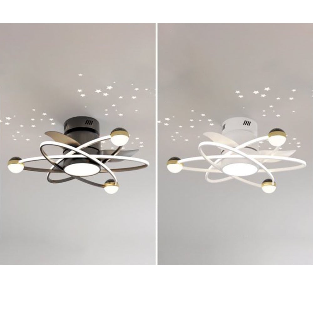 Kelley Deckenventilator mit Beleuchtung, 3 Farben, ∅65CM - Lumpaz