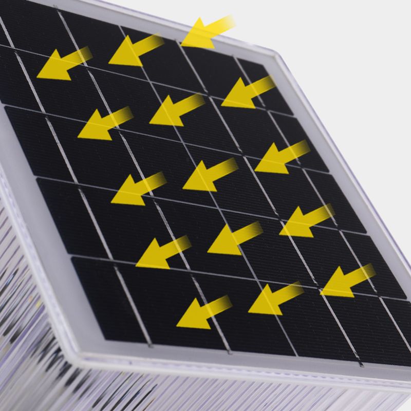 Riley Außensockelleuchte Solar, 18CM Lang - Lumpaz