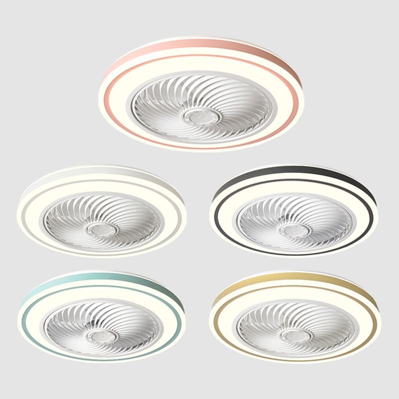 Quinn Deckenventilator mit Beleuchtung, 5 Farben, ∅48CM - Lumpaz