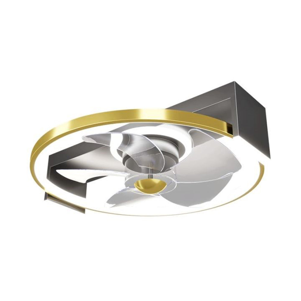 Kelley Deckenventilator mit Beleuchtung Gold, 3 Stile, ∅45/62/110CM - Lumpaz