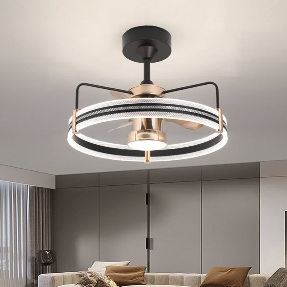 Kelley Deckenventilator mit Beleuchtung, 2 Stile, ∅60CM - Lumpaz