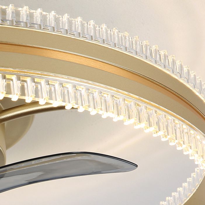 Kirsten Deckenventilator mit Beleuchtung Doppel-Licht, 4 Farben, ∅50CM - Lumpaz