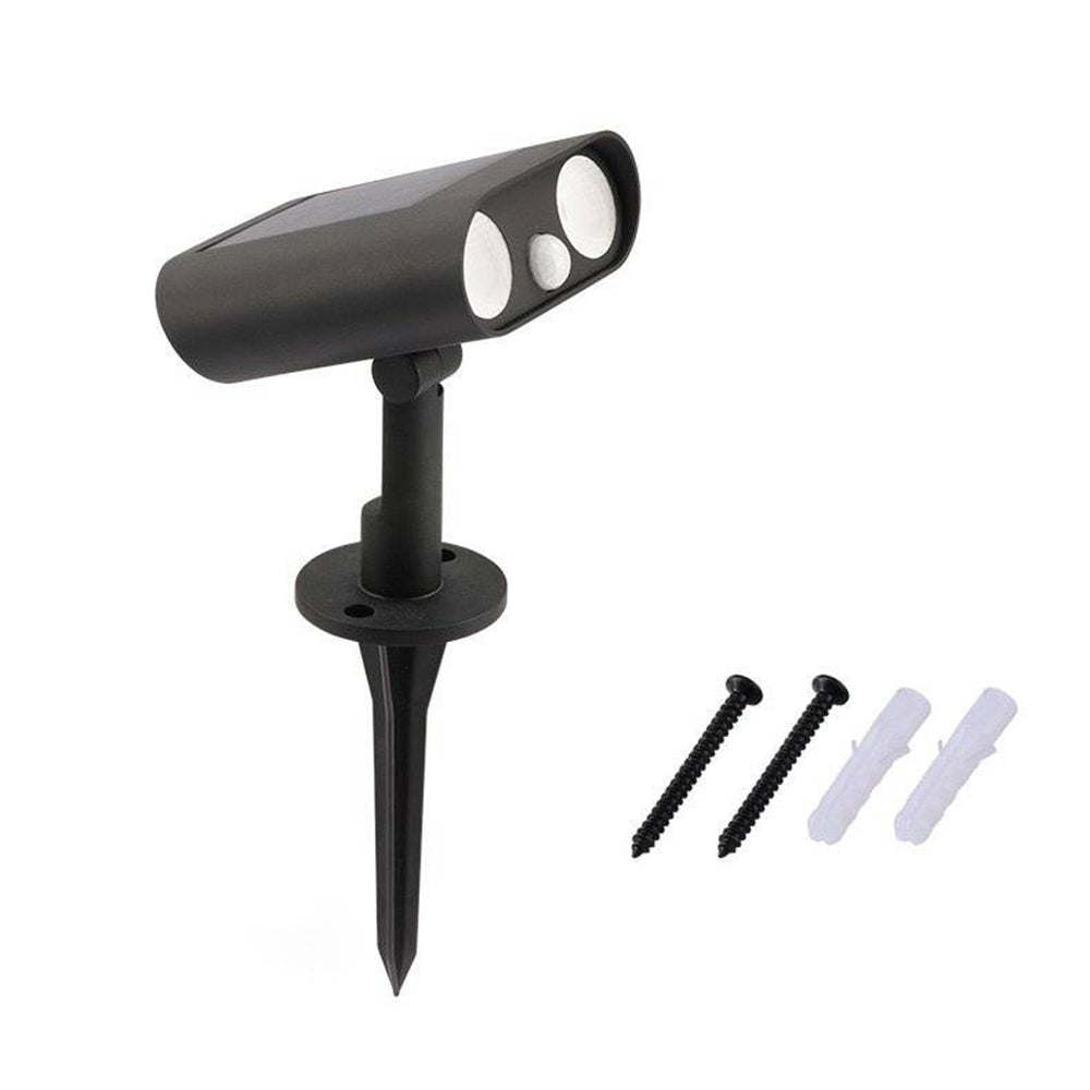 Orr Außenstrahler Schwarz, 2 Stile, 11CM Lang - Lumpaz