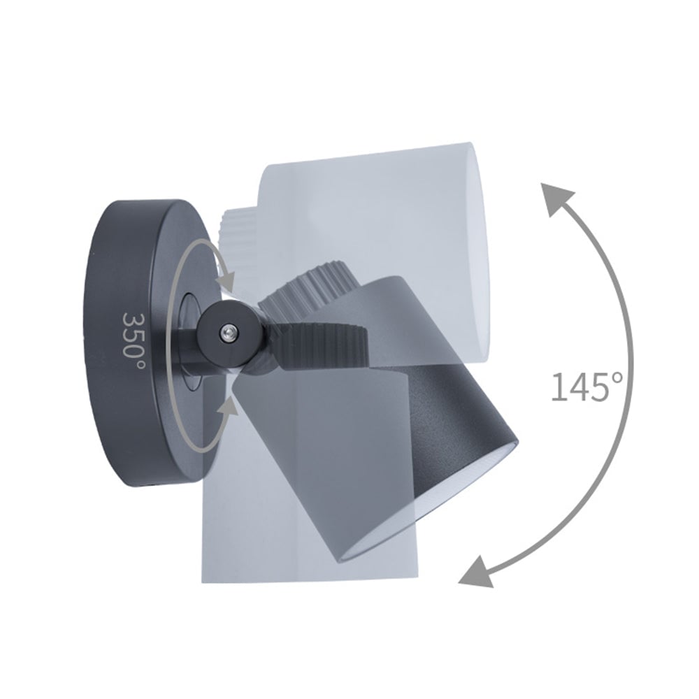 Orr Außenwandstrahler 1/2-flammig, 9CM /14CM/15CM/26CM/27CM Lang - Lumpaz