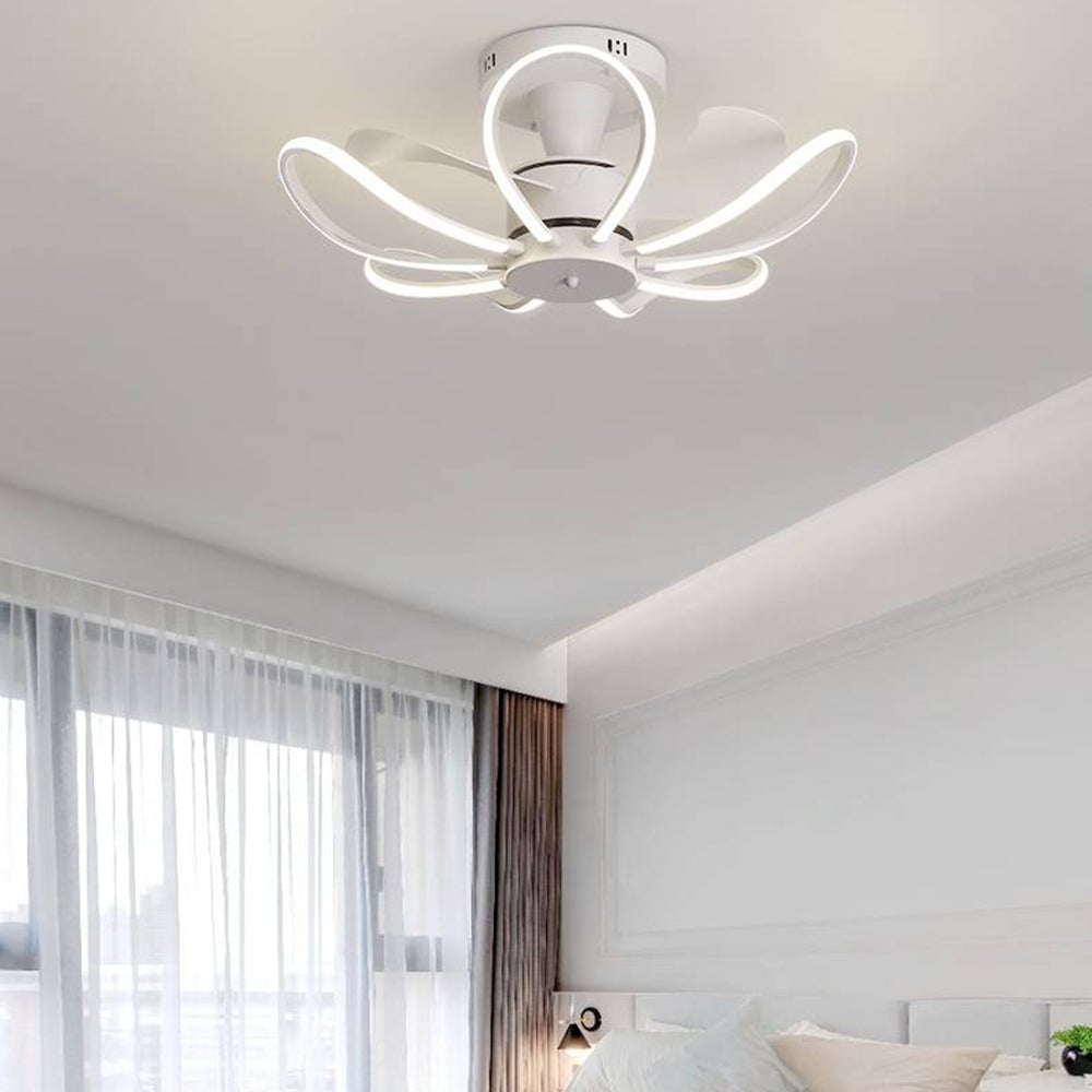 Lacey Deckenventilator mit Beleuchtung, 3 Farben, ∅65CM - Lumpaz