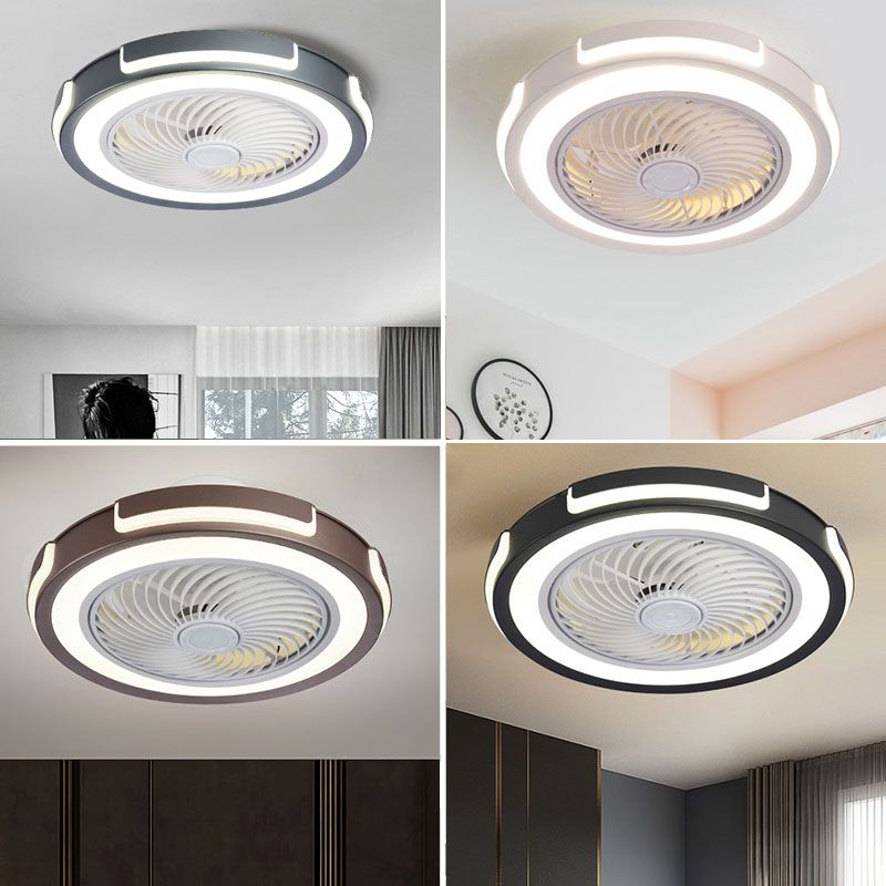 Edge Deckenventilator mit Beleuchtung, 4 Farben, 50CM Lang - Lumpaz