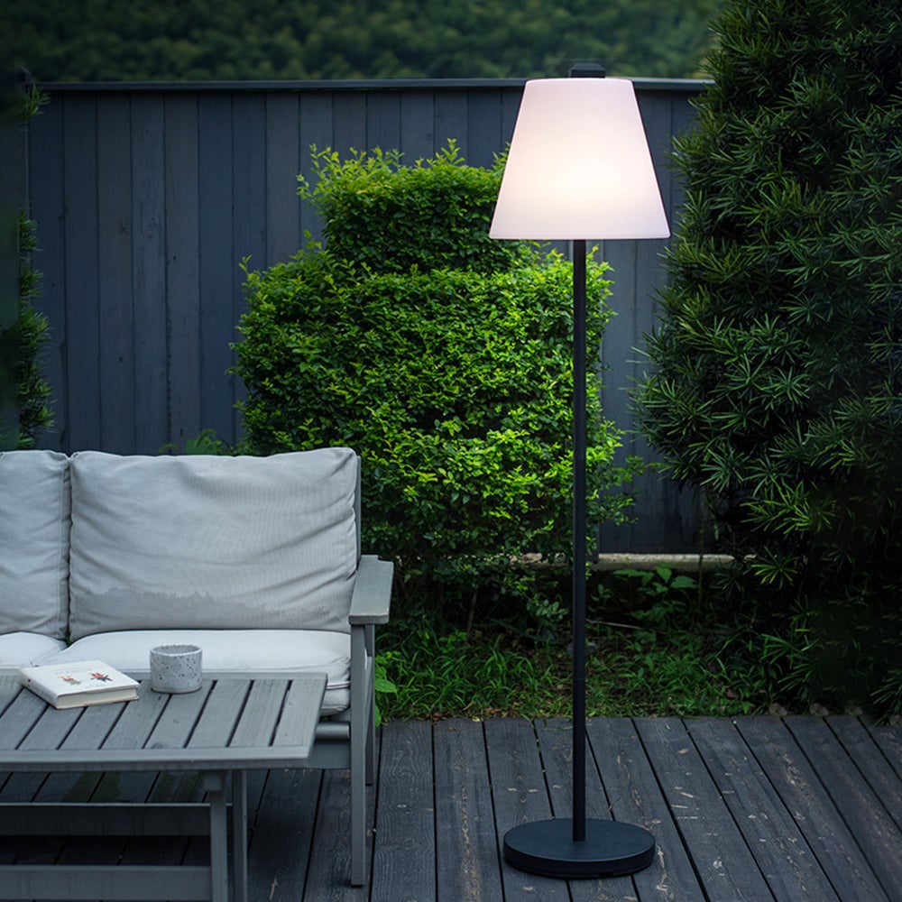 Eryn RGB Außenstehleuchte, Solar, 74/116/153CM Lang - Lumpaz