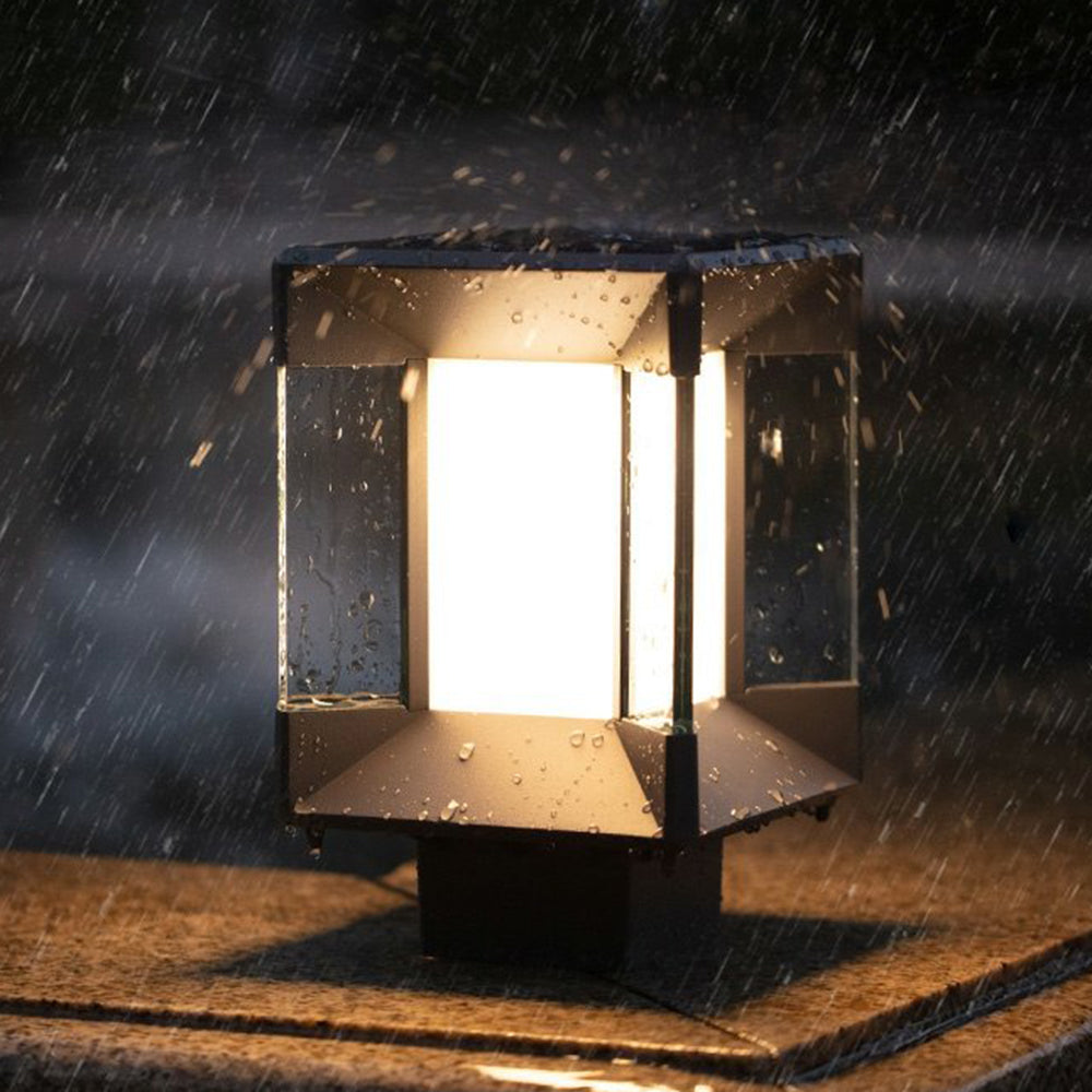 Riley Minimalistisch Außensockelleuchte Solar 2 Farben, 16CM /24CM/30CM Lang - Lumpaz