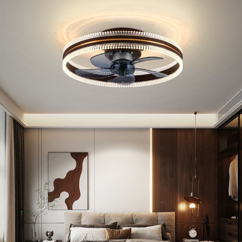 Kirsten Deckenventilator mit Beleuchtung Doppel-Licht, 4 Farben, ∅50CM - Lumpaz