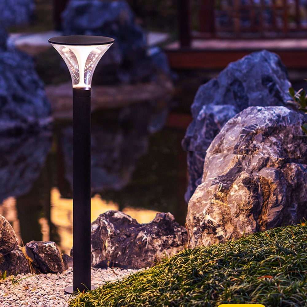 Pena Außen-Pollerleuchte Schwarz, 85CM Lang - Lumpaz