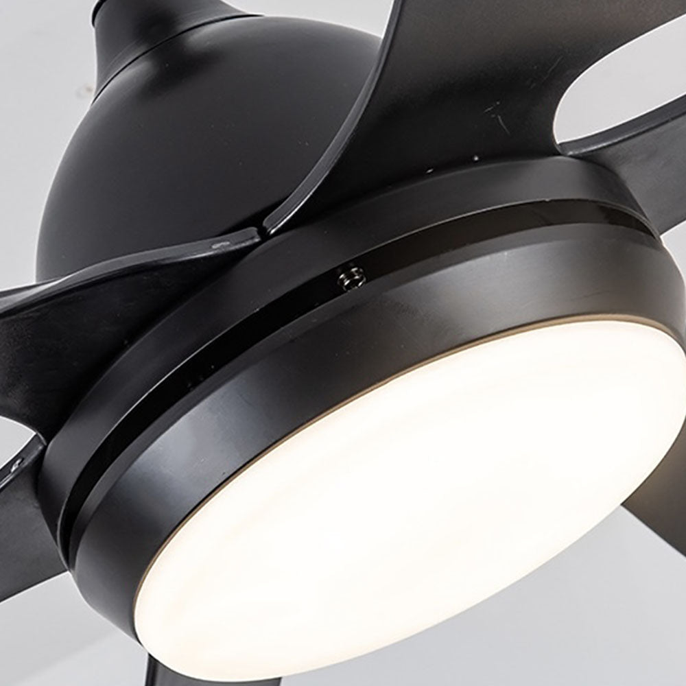 Haydn Deckenventilator mit Beleuchtung Weiß & Schwarz 6-Blatt, ∅137/167CM - Lumpaz