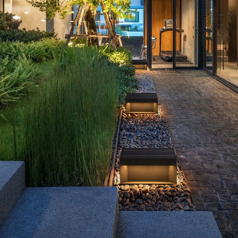 Riley Außensockelleuchte Quadrat, 40/50/60CM lang - Lumpaz