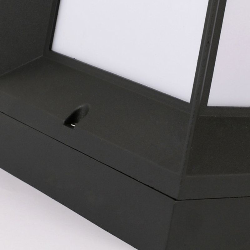 Riley Einfach Außensockelleuchte Rechteck Solarenergie, 12/15/20/27/32CM lang - Lumpaz