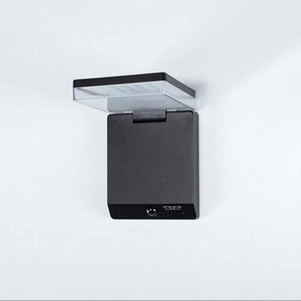 Orr Außenwandleuchte Rechtwinklig Sensor Solar, 20CM Lang - Lumpaz