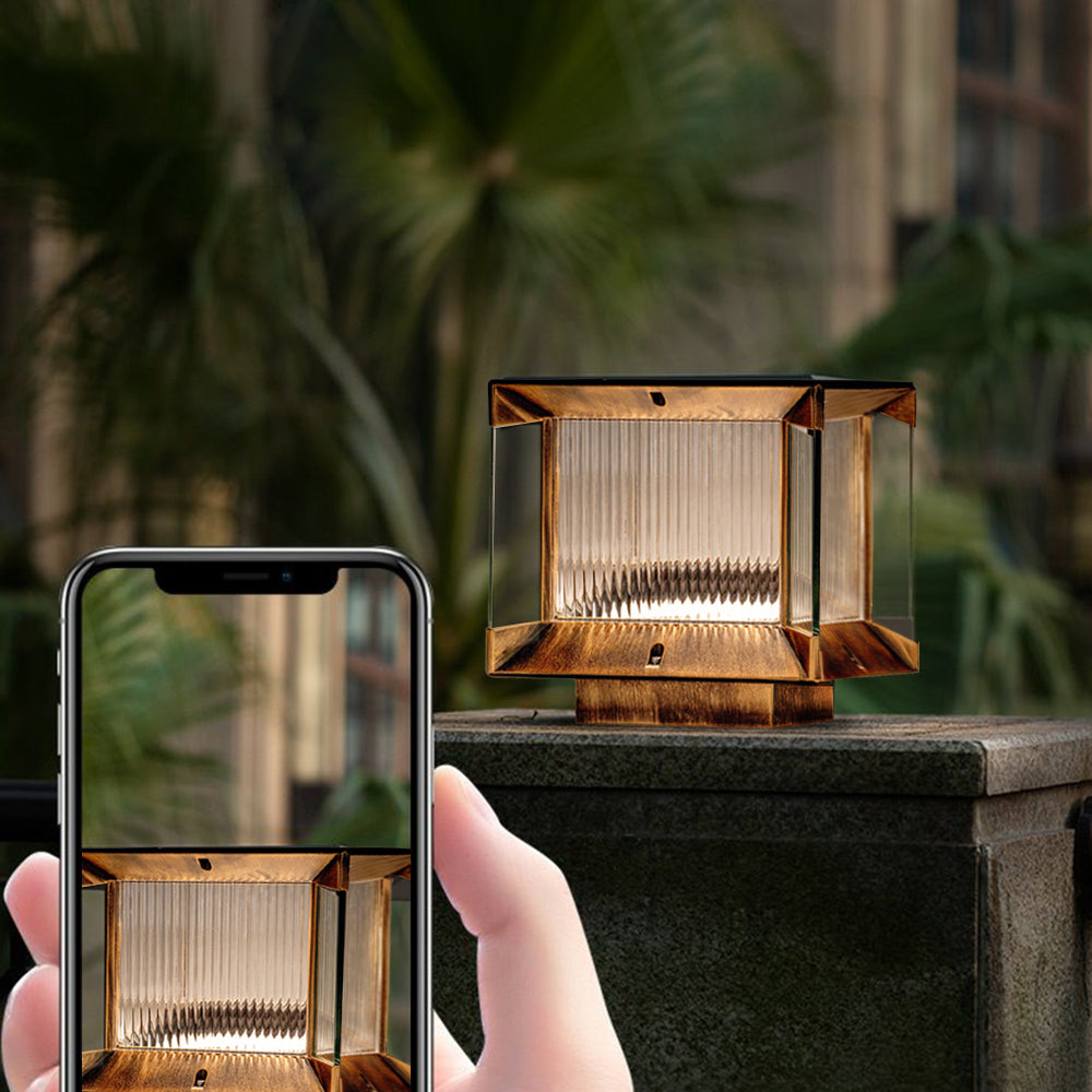 Riley Minimalistisch Außensockelleuchte Solar 2 Farben, 16CM /24CM/30CM Lang - Lumpaz