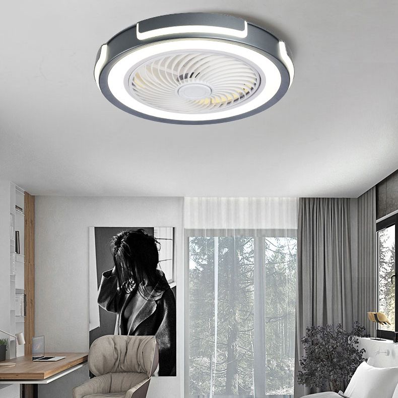 Edge Deckenventilator mit Beleuchtung, 4 Farben, 50CM Lang - Lumpaz