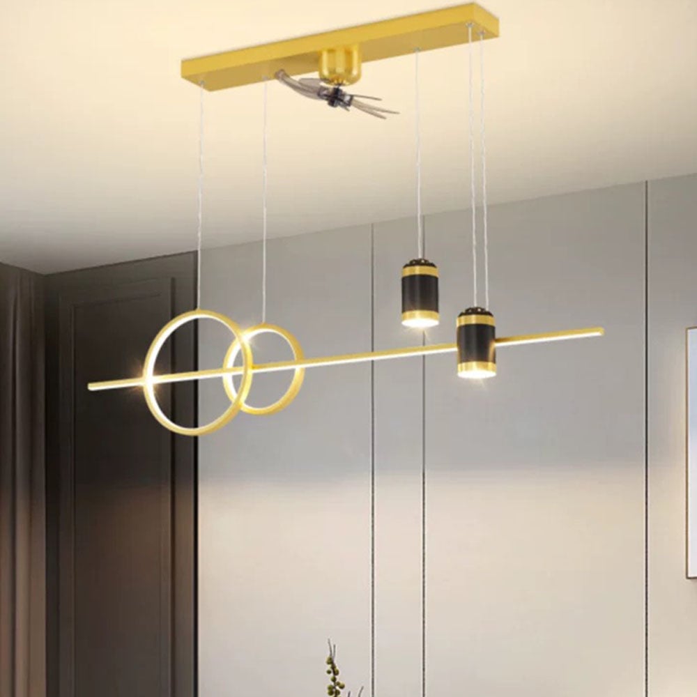 Madina Deckenventilator mit Beleuchtung 6 Stile, ∅100CM - Lumpaz