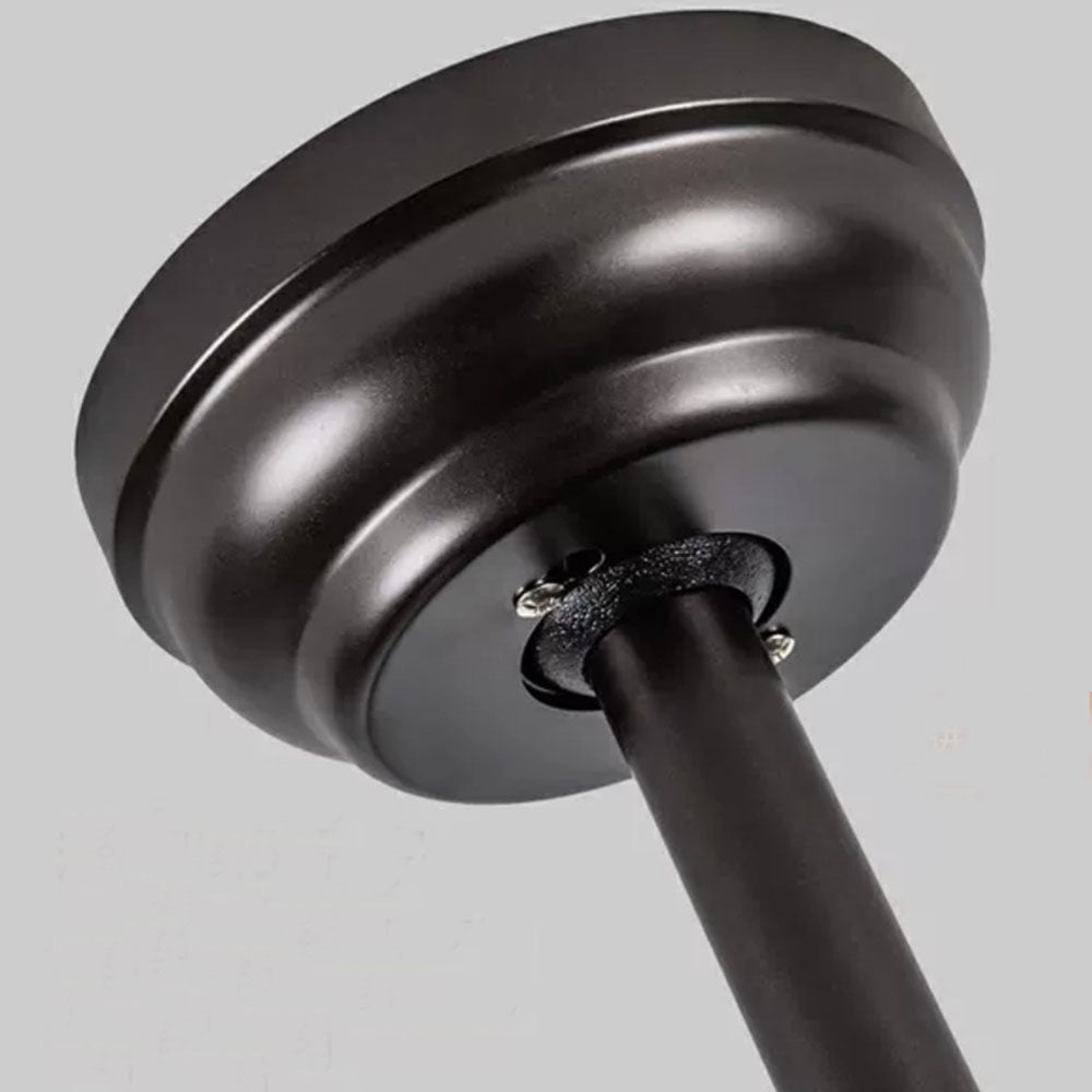 Haydn Deckenventilator mit Beleuchtung Schwarz 6-Blatt, ∅152/193CM - Lumpaz