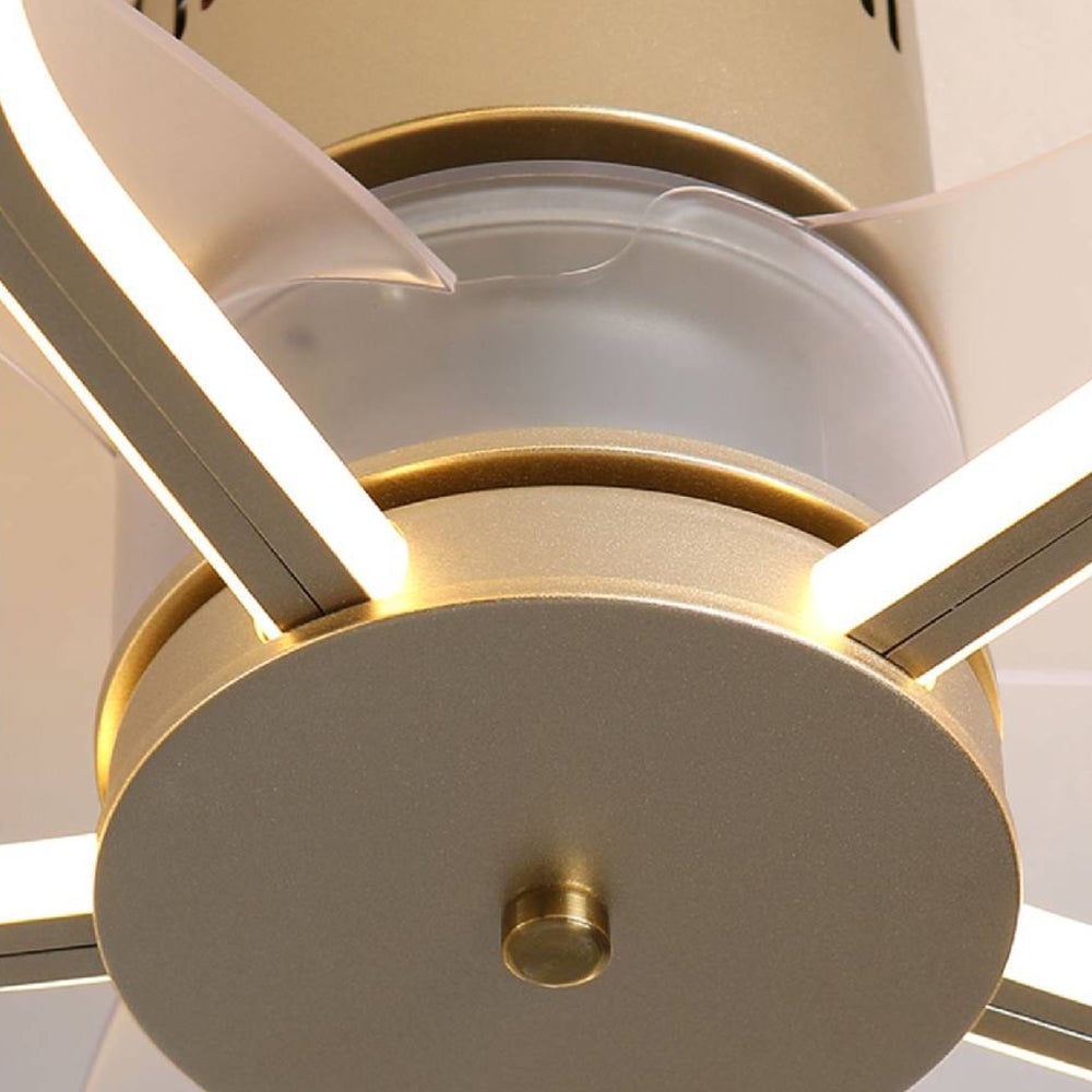 Lacey Deckenventilator mit Beleuchtung, 3 Farben, ∅65CM - Lumpaz