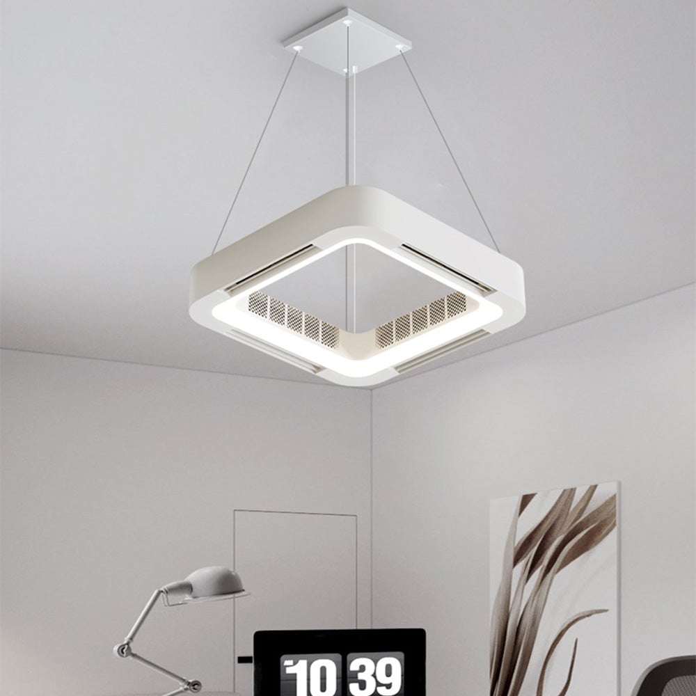 Quinn Deckenventilator mit Beleuchtung Weiß, 2 Stile, ∅58CM - Lumpaz