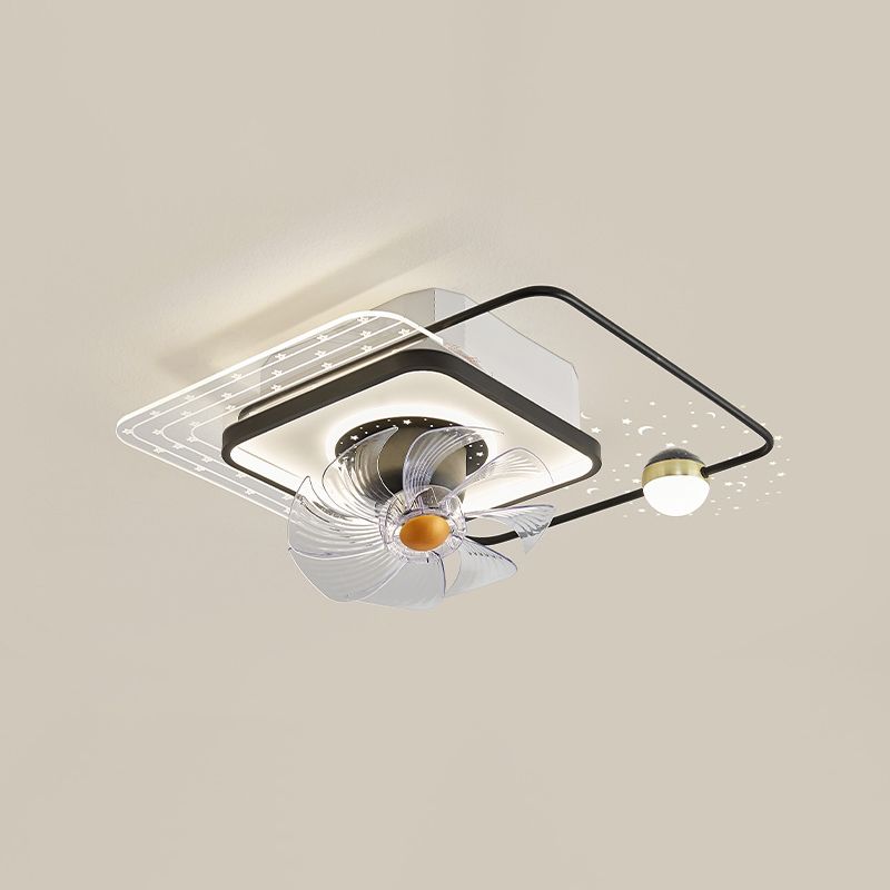 Madina Deckenventilator mit Beleuchtung, 3 Stile, ∅55/60CM - Lumpaz
