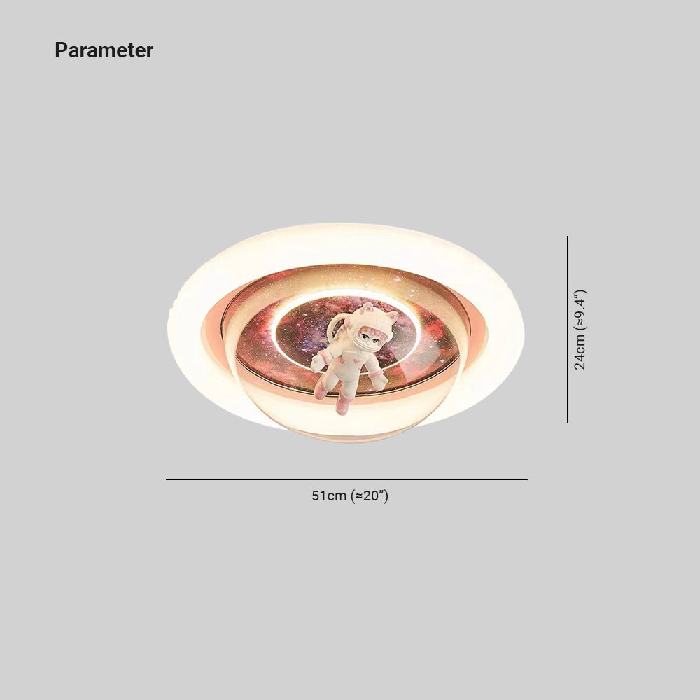 Fateh Deckenleuchte Astronaut, 2 Farben - Lumpaz
