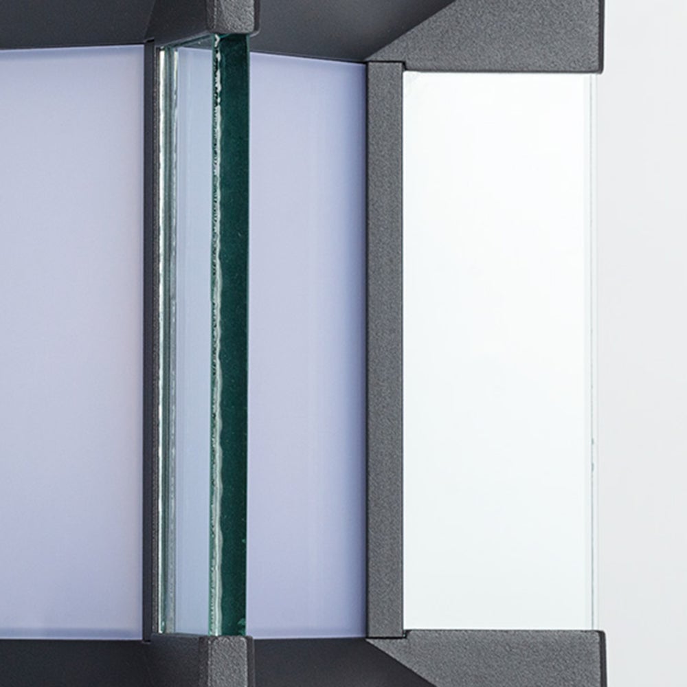 Riley Minimalistisch Außensockelleuchte Solar 2 Farben, 16CM /24CM/30CM Lang - Lumpaz