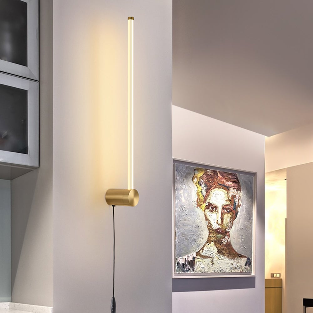 Edge Innenwandleuchte Kupfer & Nickel, 60/80CM Lang - Lumpaz