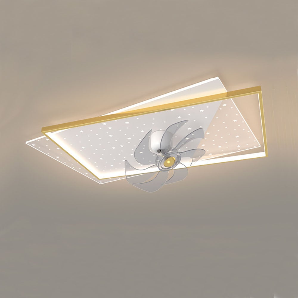 Kelley Deckenventilator mit Beleuchtung, 4 Stile, ∅50/90CM - Lumpaz