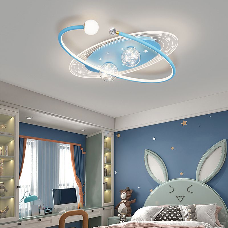 Madina Sternenklar Deckenventilator mit Beleuchtung, 3 Farben, 3/5 flammig, ∅52CM - Lumpaz