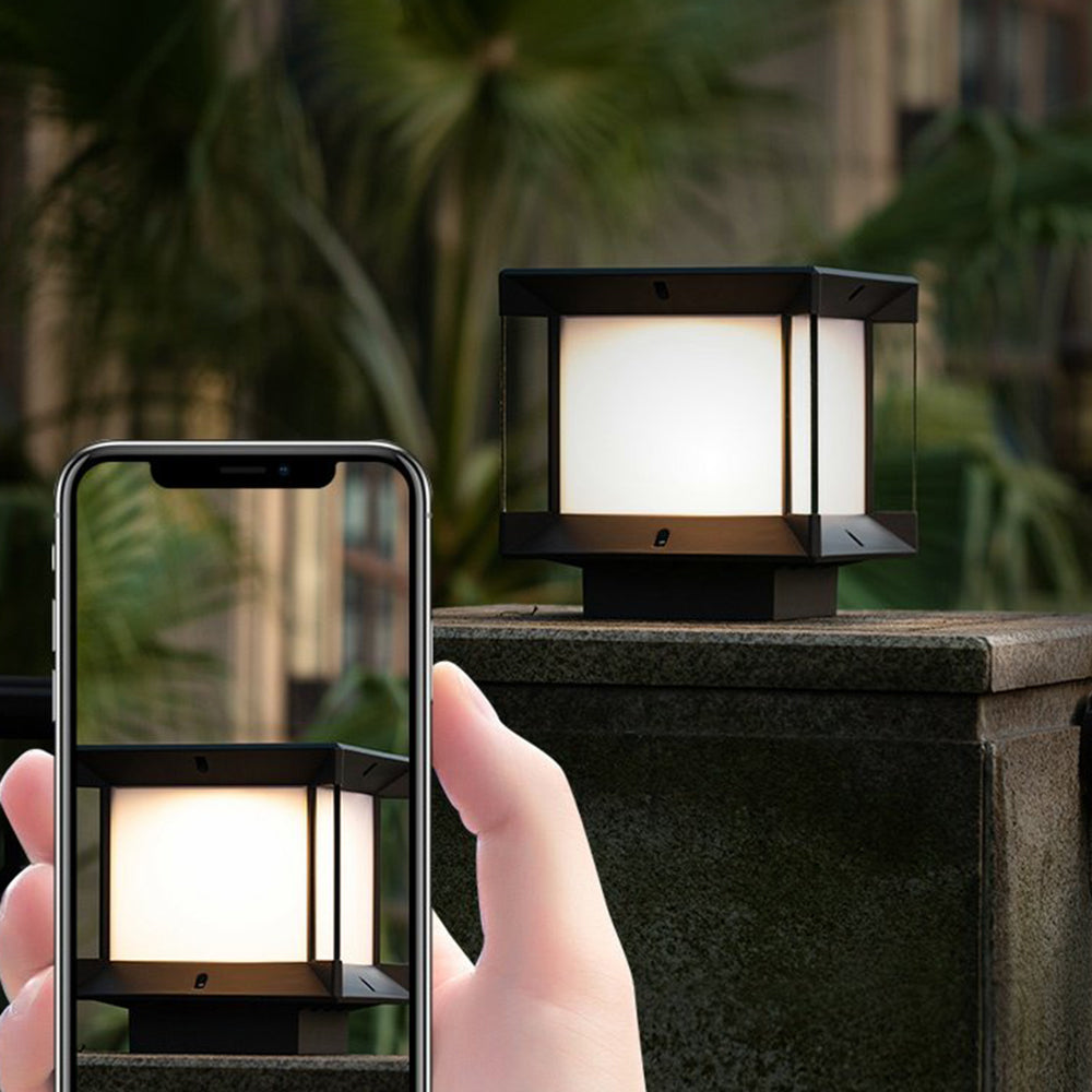 Riley Minimalistisch Außensockelleuchte Solar 2 Farben, 16CM /24CM/30CM Lang - Lumpaz