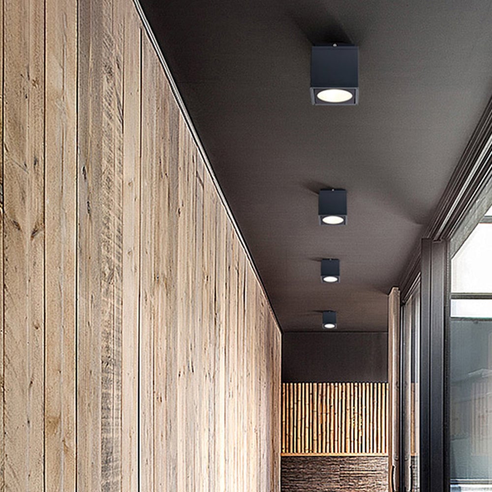 Orr Außendeckenleuchte Würfel, ∅12CM - Lumpaz