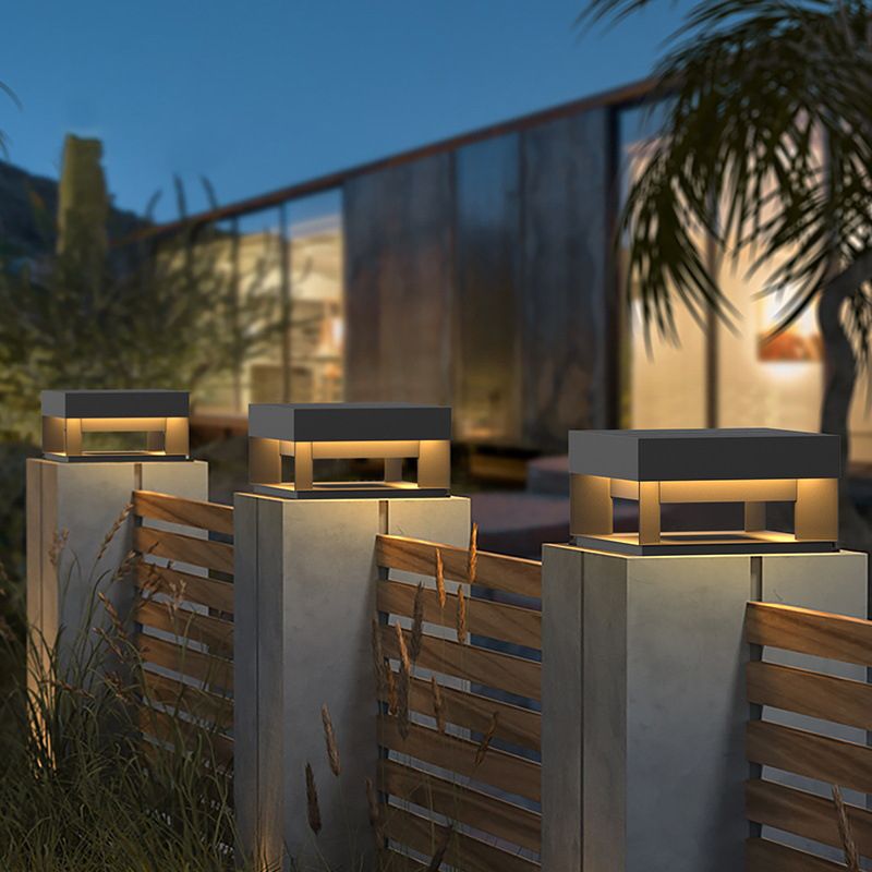 Riley Außensockelleuchte Schwarz, Minimalist, Breite 15/20/30/41/50CM - Lumpaz