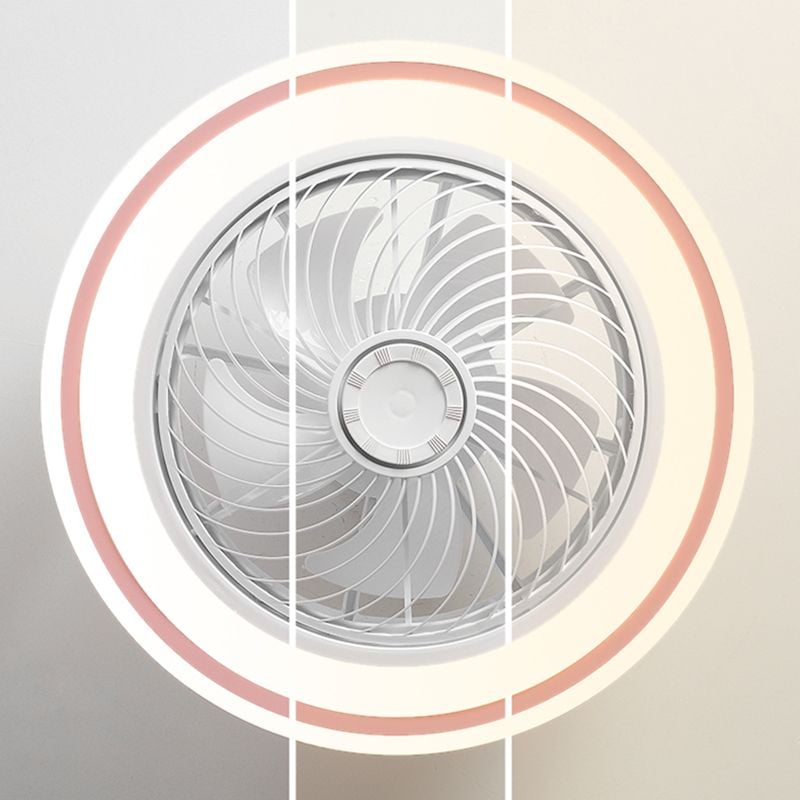 Quinn Deckenventilator mit Beleuchtung, 5 Farben, ∅48CM - Lumpaz