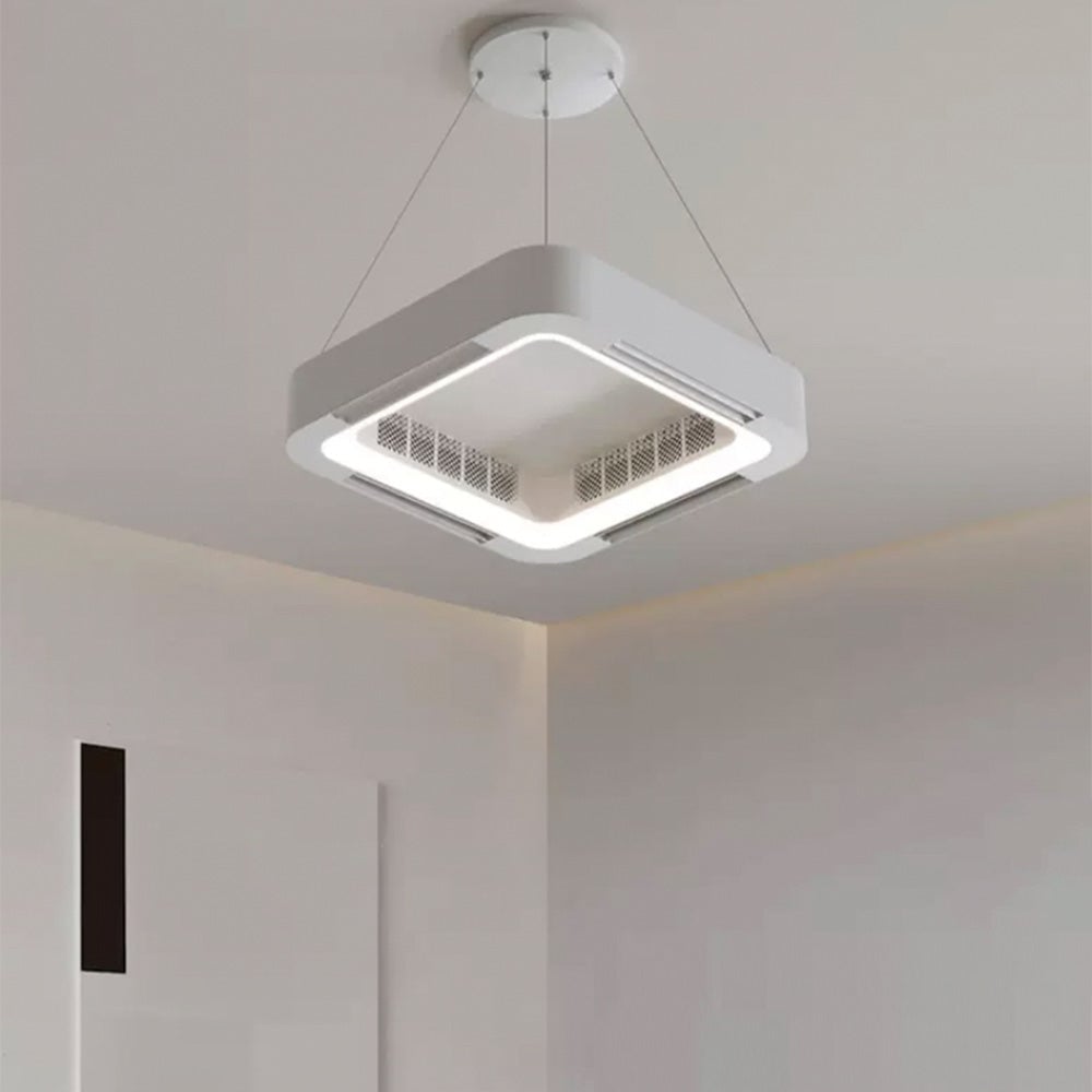 Quinn Deckenventilator mit Beleuchtung Weiß, 2 Stile, ∅58CM - Lumpaz