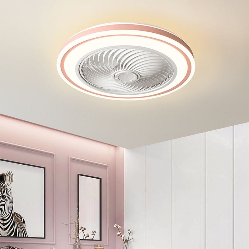 Quinn Deckenventilator mit Beleuchtung, 5 Farben, ∅48CM - Lumpaz